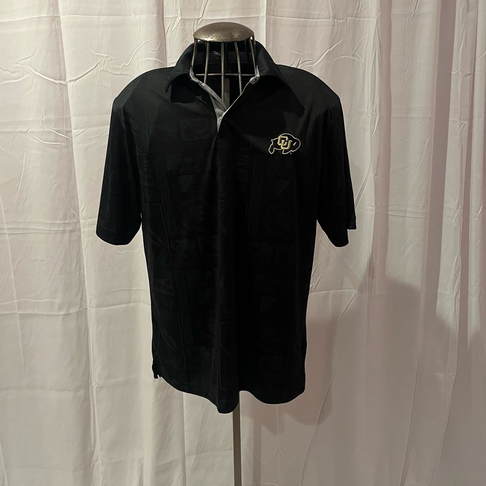 Men’s medium CU Boulder Hawaiian polo